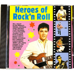 Elvis, Cochran, Berry, Haley ym. CD Heroes of Rock’n Roll  kansi EX levy EX Käytetty CD