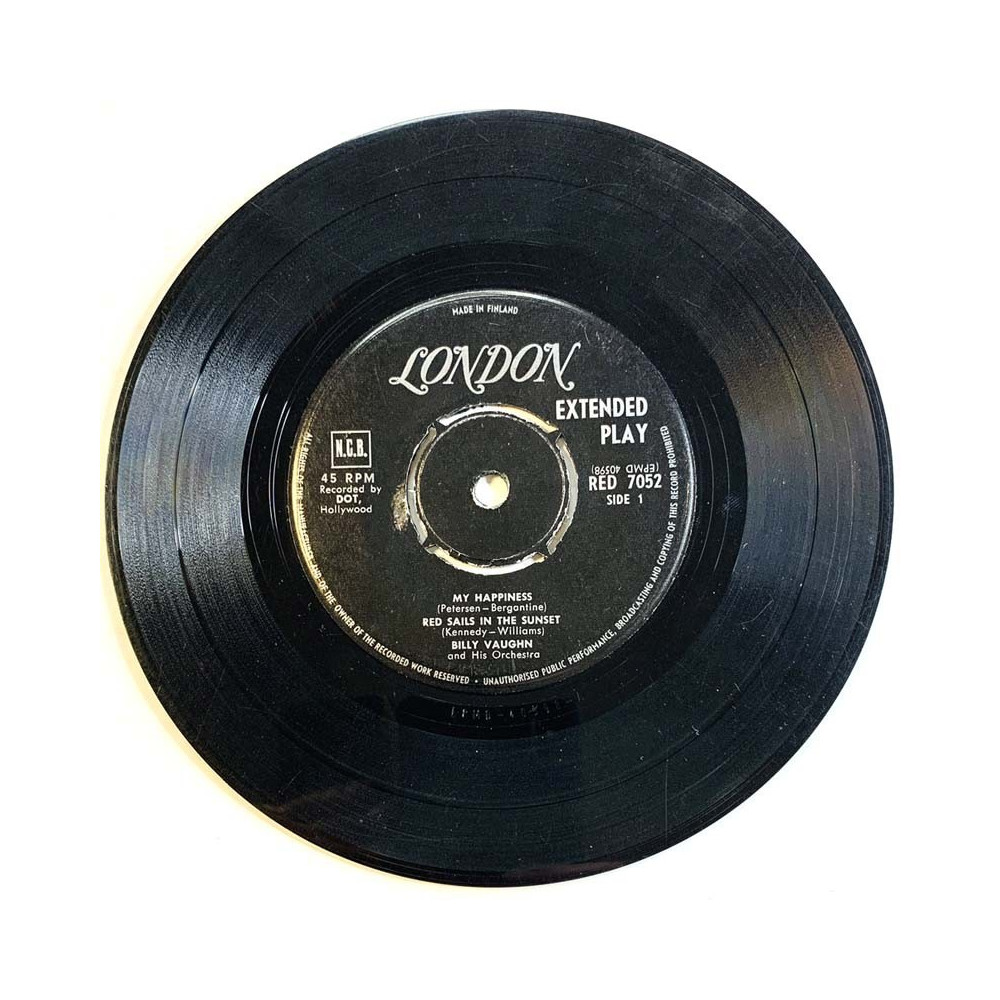 Vaughn Billy 1950’s RED 7052 Billy Vaughn plays Vol. 3 EP begagnad singelskiva
