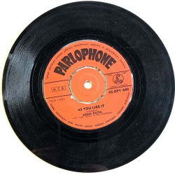 Faith Adam / Leo Maguire vinyylisingle As you like it / Crying for the moon  kansi Ei kuvakantta levy EX- käytetty vinyylisingle