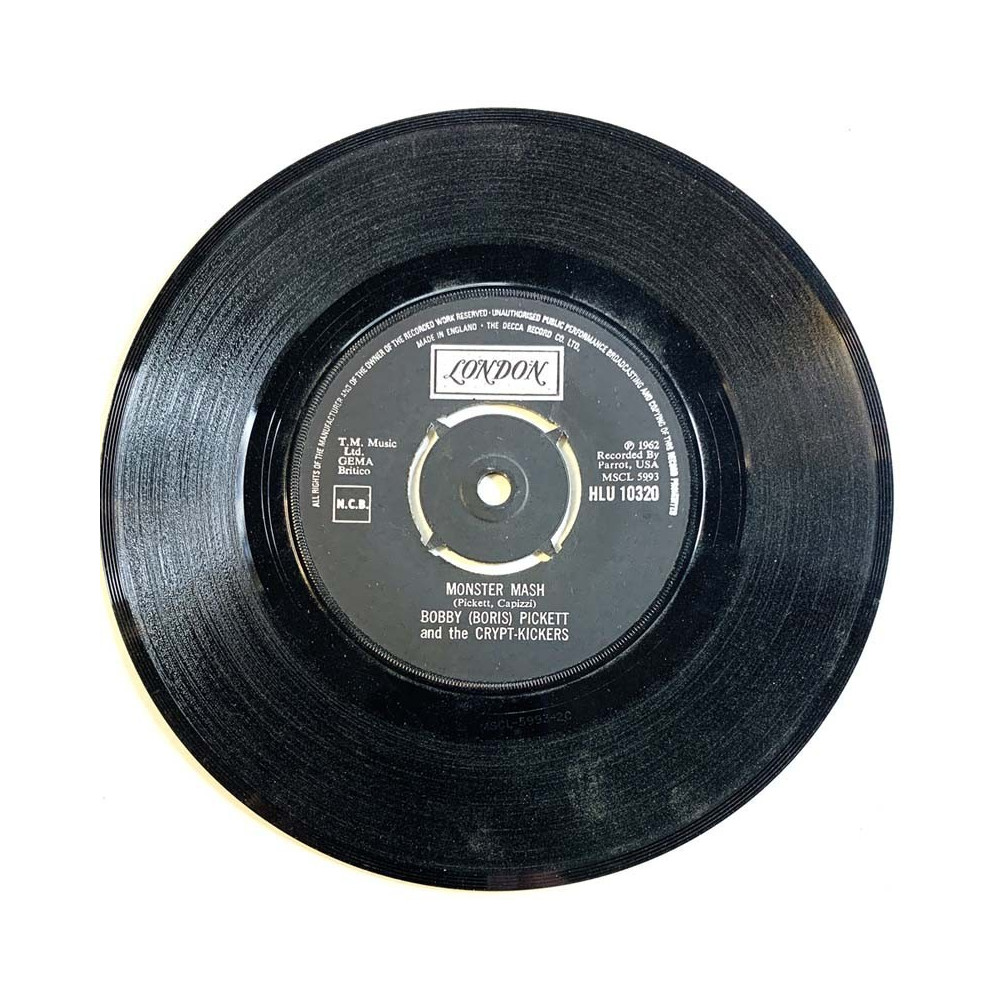 Bobby (Boris) Pickett and Crypt-Kickers vinyylisingle Monster mash / Monster mash party  kansi Ei kuvakantta levy VG käytetty vi