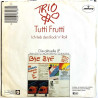 Trio vinyylisingle Tutti Frutti / Ich Lieb Den Rock'n'Roll  kansi VG+ levy EX käytetty vinyylisingle PS