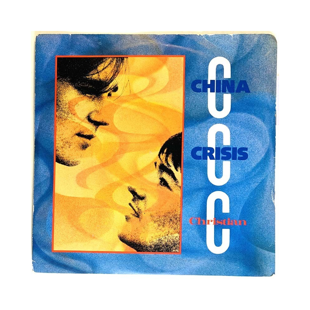 China Crisis vinyylisingle Christian / Greenacre bay / Performing seals  kansi VG+ levy EX käytetty vinyylisingle PS