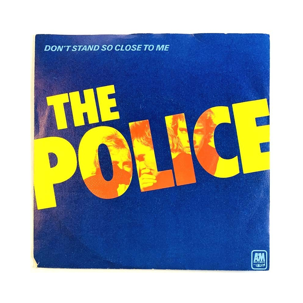Police vinyylisingle Don't stand so close to me / Friends  kansi VG+ levy EX käytetty vinyylisingle PS