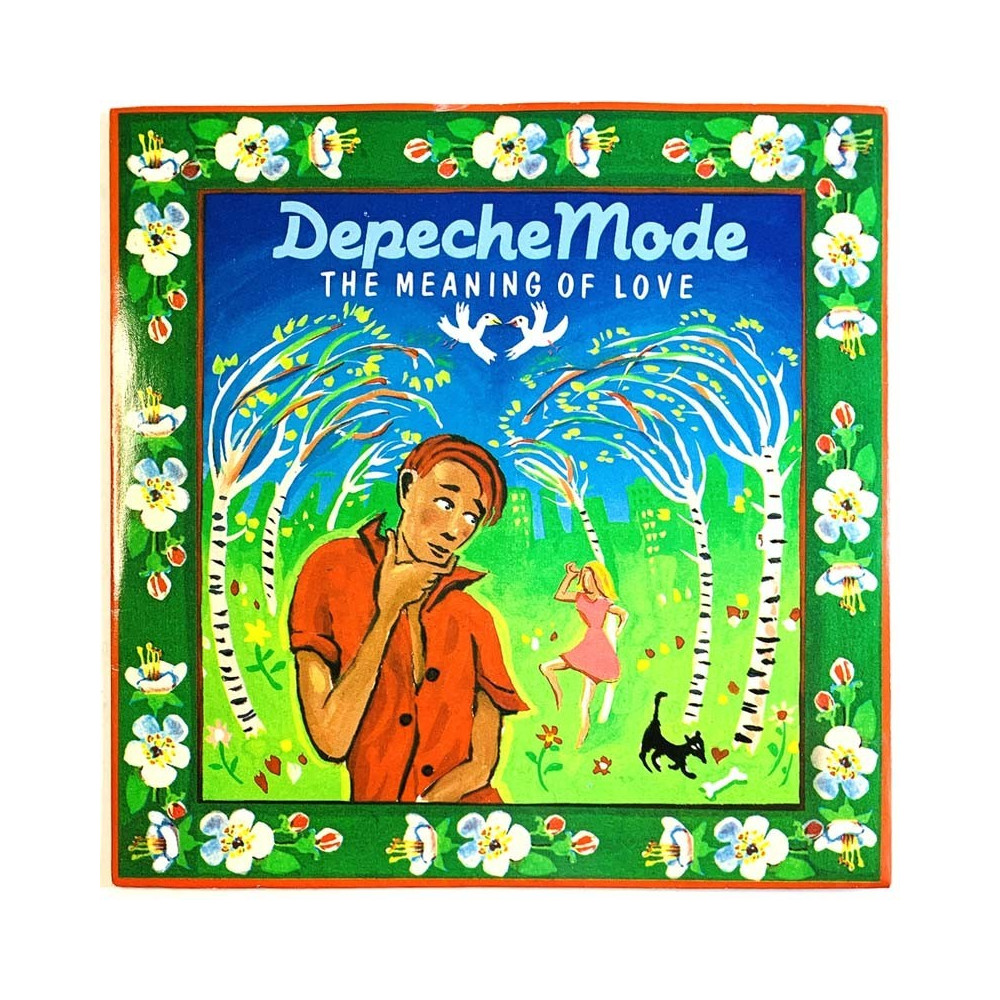 Depeche Mode vinyylisingle The meaning of love / Oberkorn  kansi EX- levy EX- käytetty vinyylisingle PS