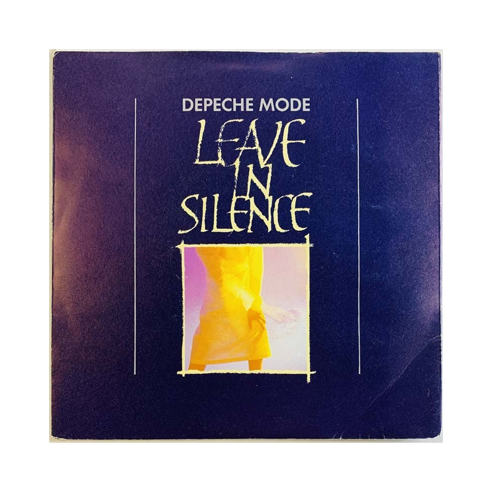 Depeche Mode vinyylisingle Leave in silence / Excerpt from: my secret garden  kansi VG+ levy EX käytetty vinyylisingle PS