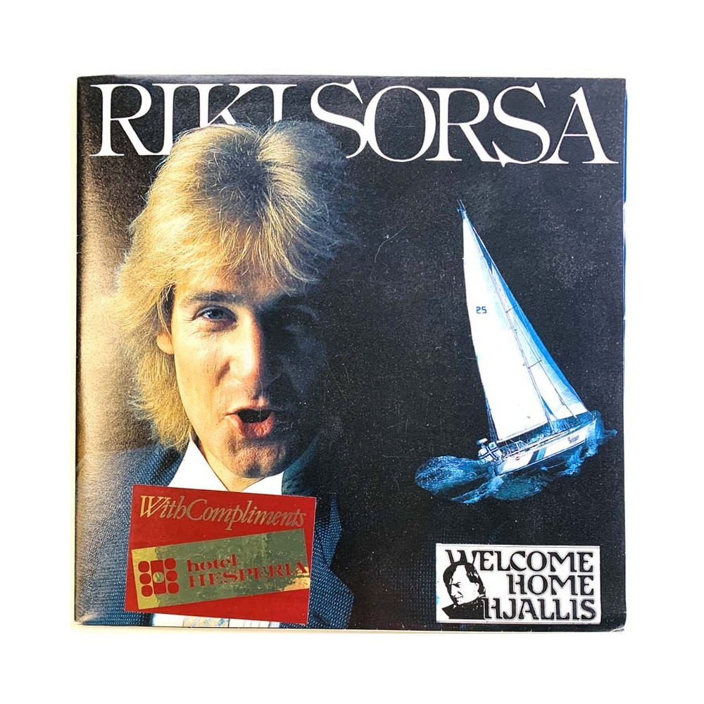 Sorsa Riki vinyylisingle Mä matkaa teen / Tämä kultainen maa  kansi EX levy EX käytetty vinyylisingle PS