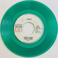 Briard 1979 LRS 2241 Chirpy chirpy cheep cheep / Superstars begagnad singelskiva