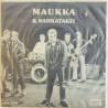 Maukka & Nahkatakit 1979 LRS 2240 Tahdon sotaa apatiaa vastaan / Lehdet tekee meistä tappajia begagnad singelskiva