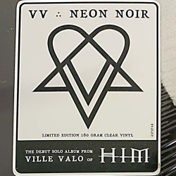 VV Ville Valo LP Neon Noir limited clear vinyl 2LP - LP