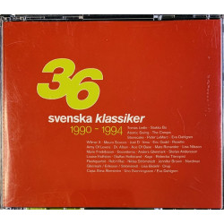 Nordman, Roxette, Stakka Bo ym. CD 36 Svenska klassiker 1990-1994 2CD  kansi F levy EX- Käytetty CD