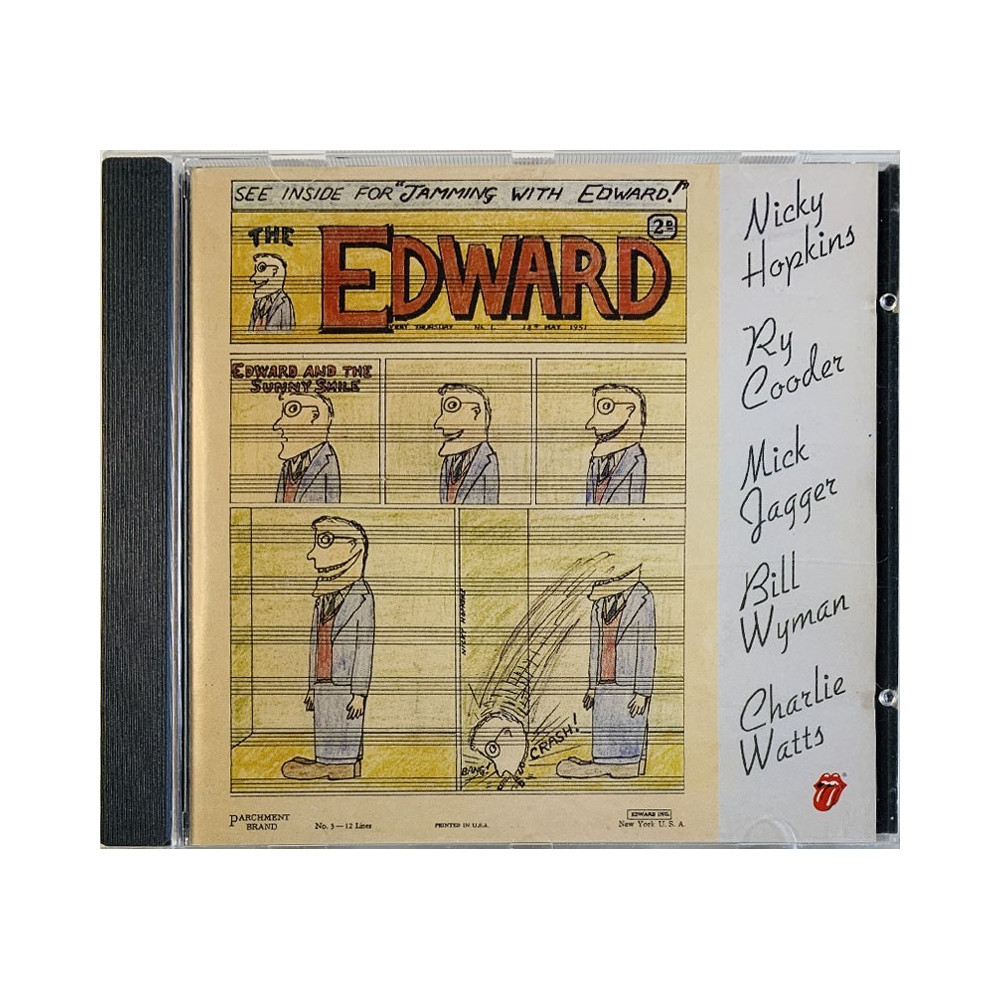 Ry Cooder, Mick Jagger, Wyman, Watts 1972 CDV 2779 Jamming with Edward! CD Begagnat