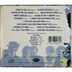 Zombies CD Odessey and Oracle  kansi EX levy EX Käytetty CD