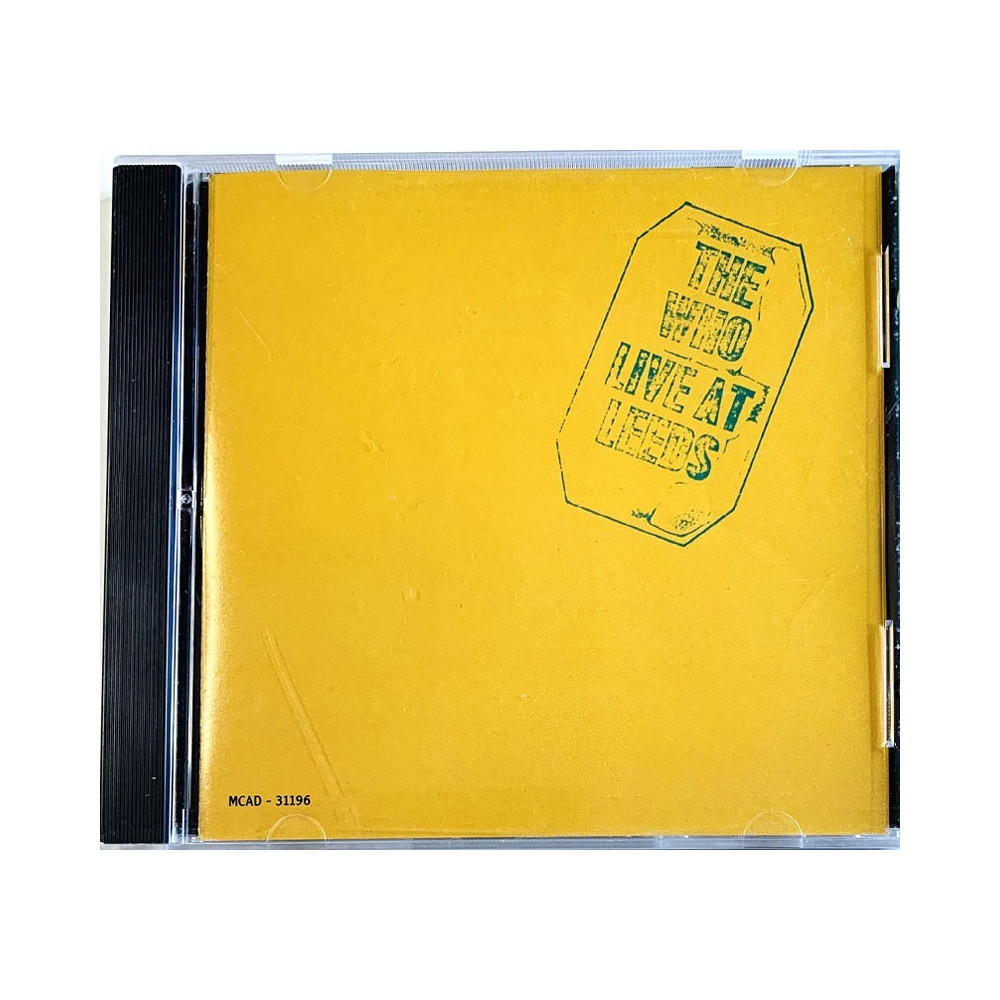 Who CD Live at Leeds  kansi EX levy EX Käytetty CD