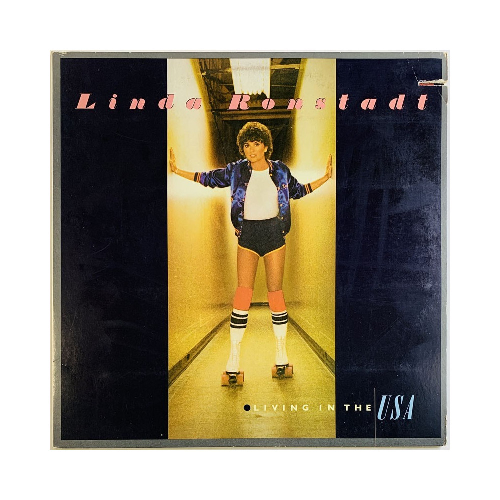 Ronstadt Linda LP Living in the USA  kansi VG+ levy EX Käytetty LP