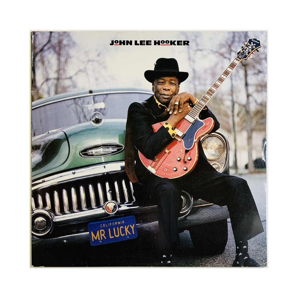 Hooker John Lee LP Mr. Lucky  kansi EX levy EX Käytetty LP