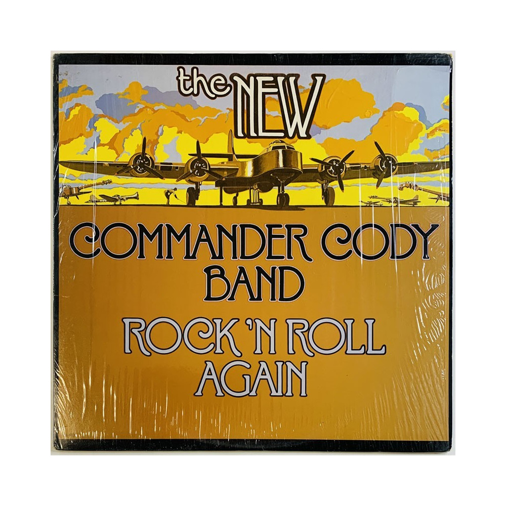 New Commander Cody Band LP Rock ‘n roll again  kansi EX levy EX- Käytetty LP