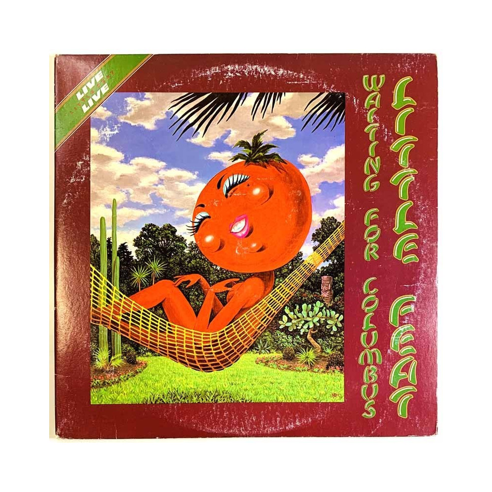 Little Feat LP Waiting for Columbus 2LP  kansi VG levy VG Käytetty LP