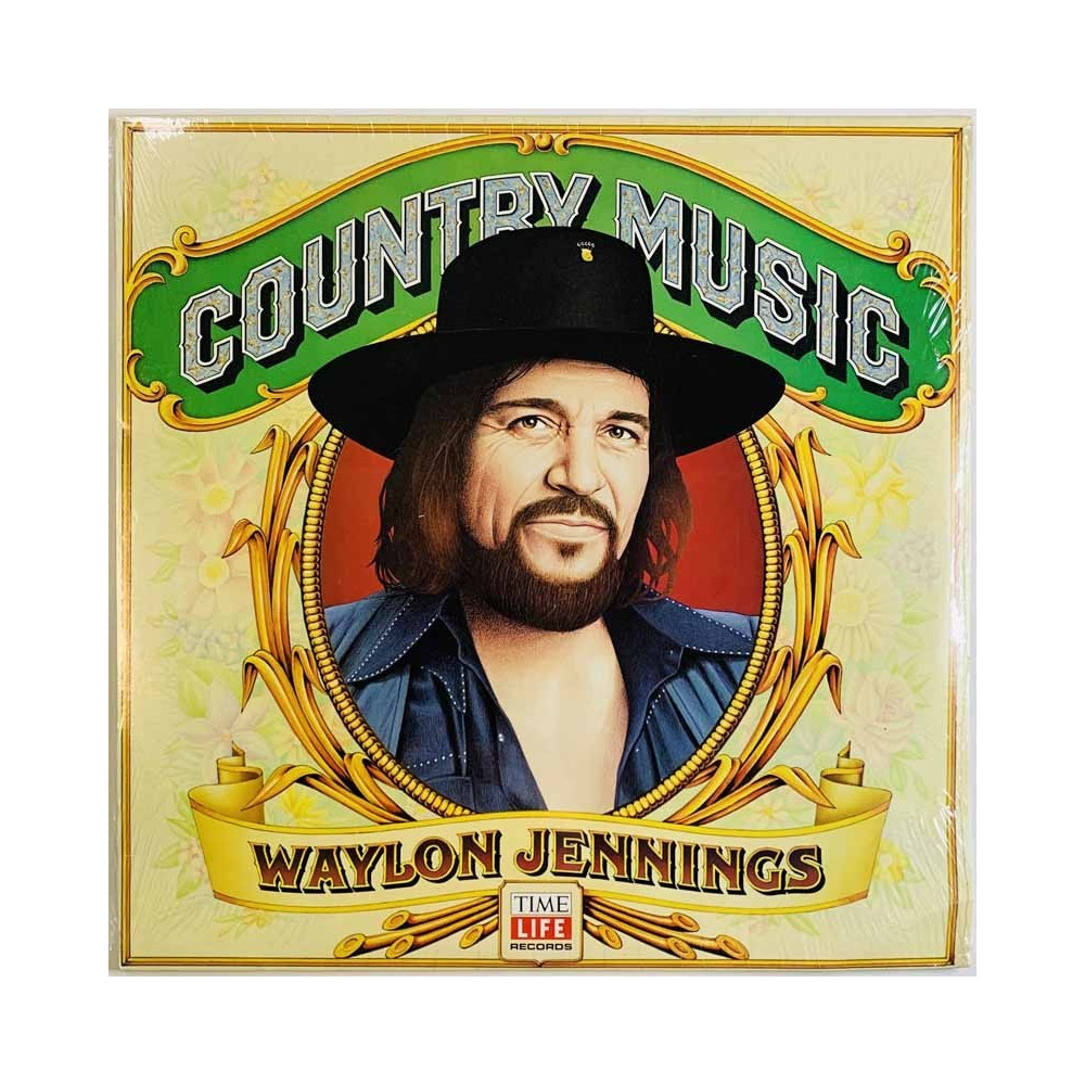 Jennings Waylon LP Country Music  kansi VG+ levy EX Käytetty LP