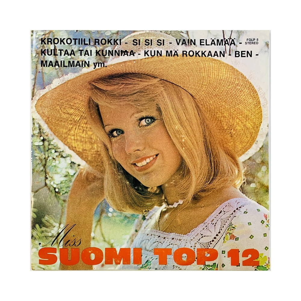Rintamäki, Jukka Heino, Beatlex ym. 1974 FOLP 8 Miss Suomi TOP 12 Begagnat LP