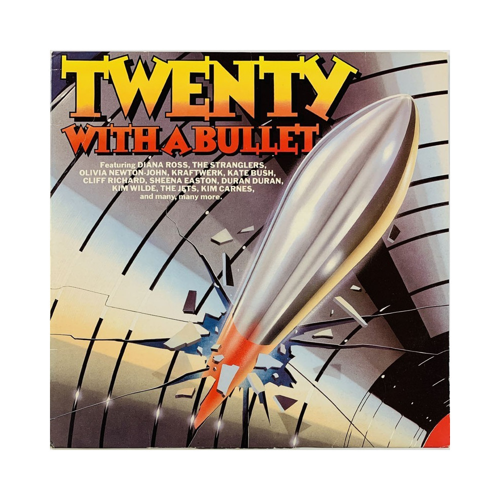 Kim Wilde, Kraftwerk, Kate Bush ym. LP Twenty with a bullet  kansi VG levy EX- Käytetty LP