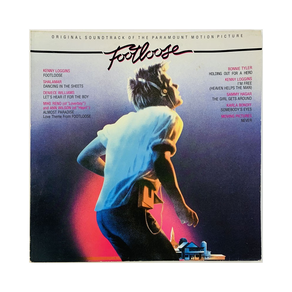 Kenny Loggins, Bonnie Tyler, Shalamar LP Footloose  kansi VG levy EX- Käytetty LP