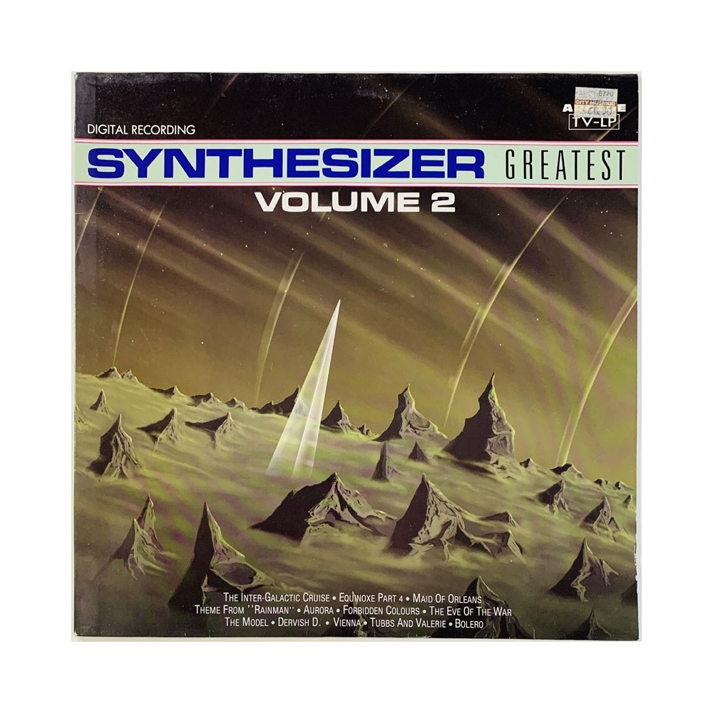 Ed Starink  LP Synthesizer Greatest Volume 2  kansi EX- levy EX Käytetty LP