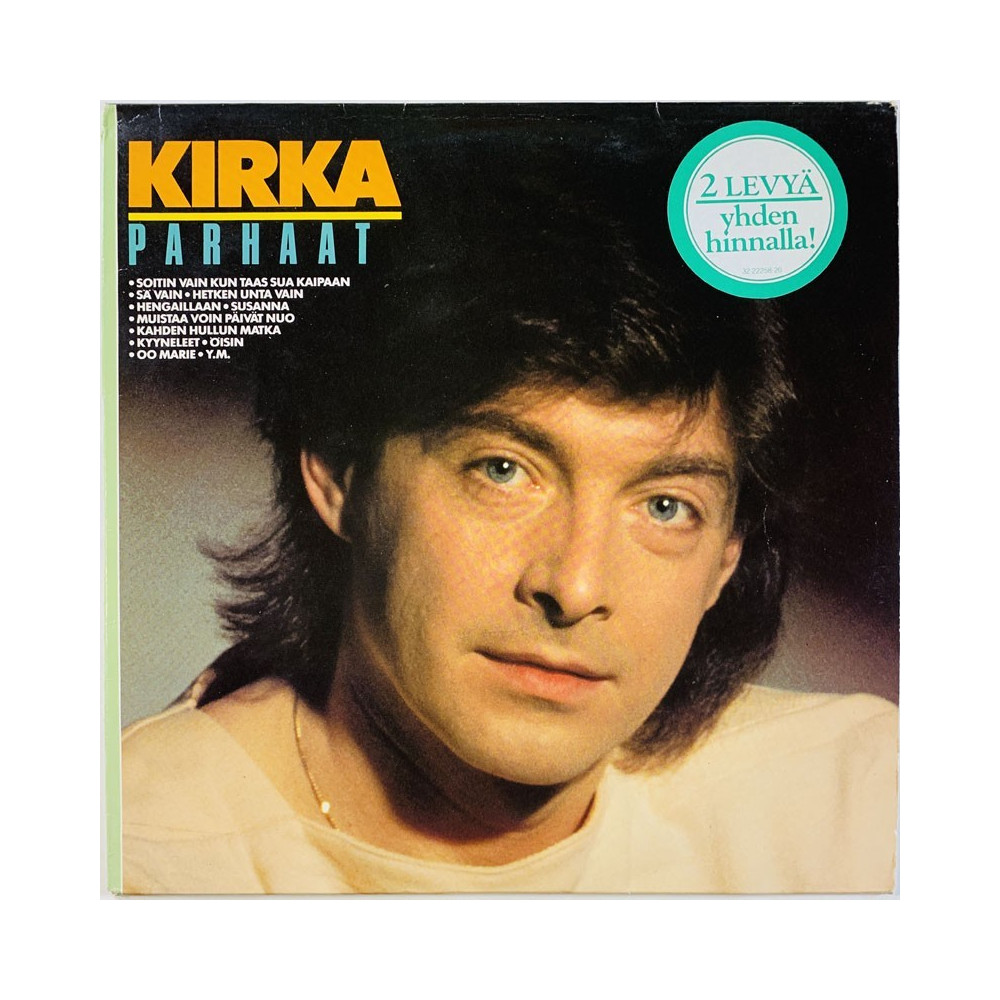 Kirka LP Parhaat 2LP  kansi VG+ levy VG Käytetty LP