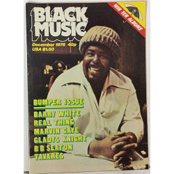 Black Music 1976 No.December Barry White,Marvin Gaye,Tavares