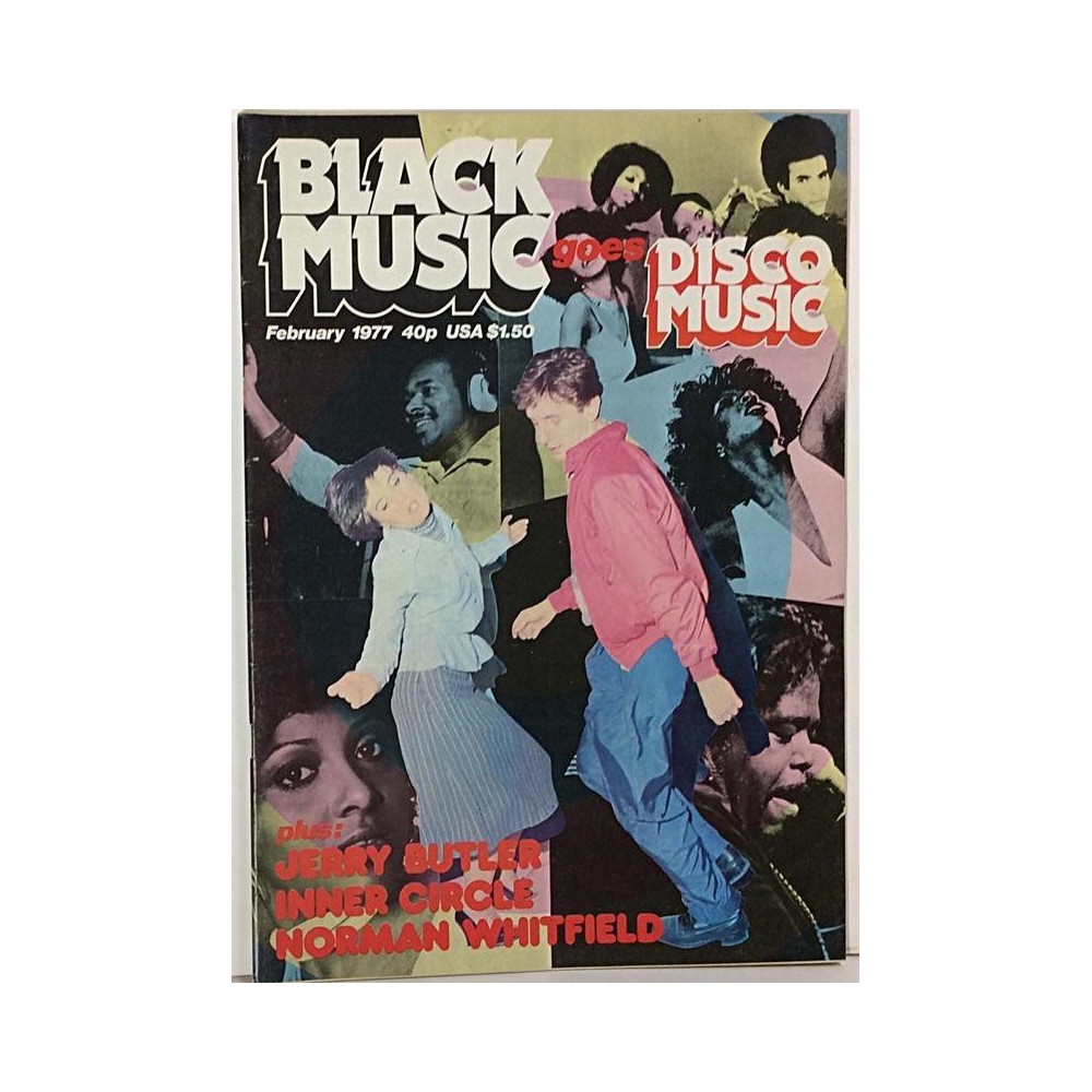 Black Music 1977 No.February Jerry Butler,Inner Circle