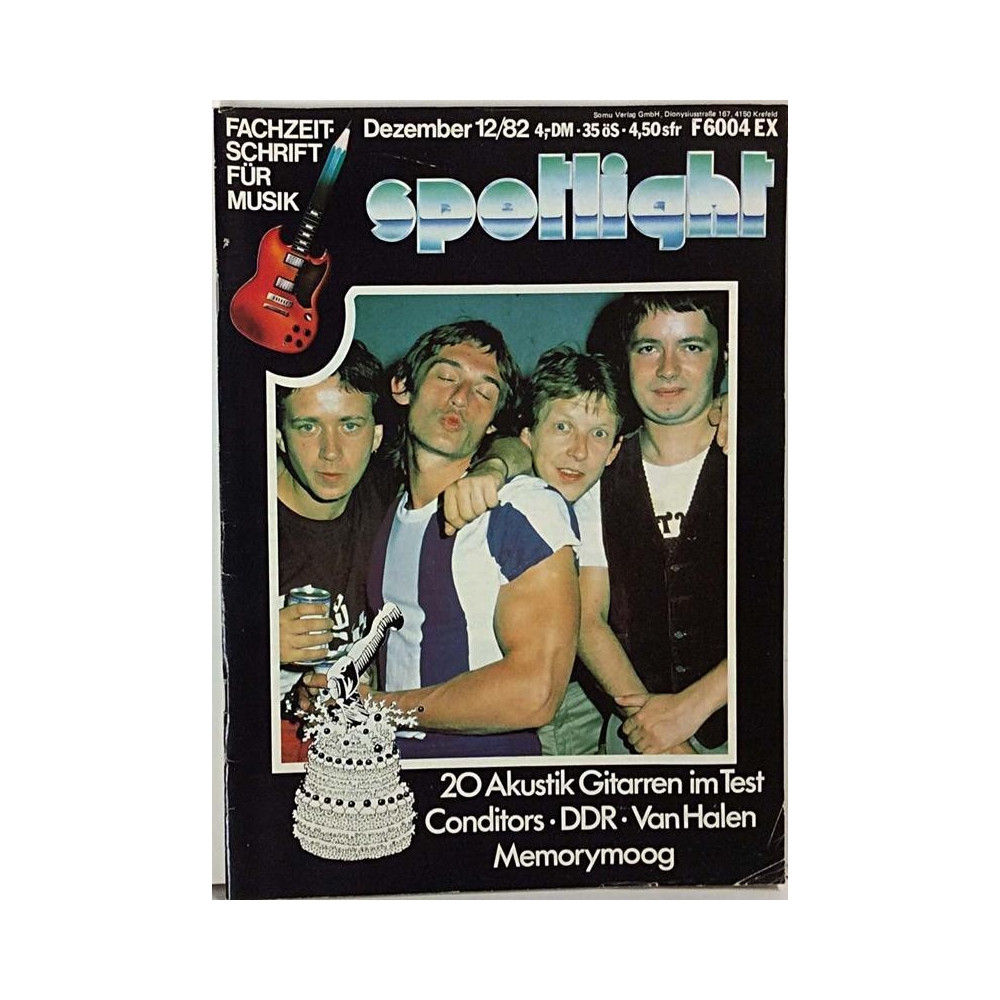 Spotlight 1982 No.December Van Halen,Puhdys