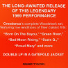 Creedence Clearwater Revival 1969 CR00220 Live at Woodstock 2LP LP