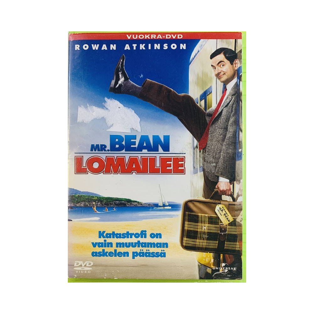 DVD - Elokuva DVD Mr. Bean lomailee  kansi EX levy VG+ DVD