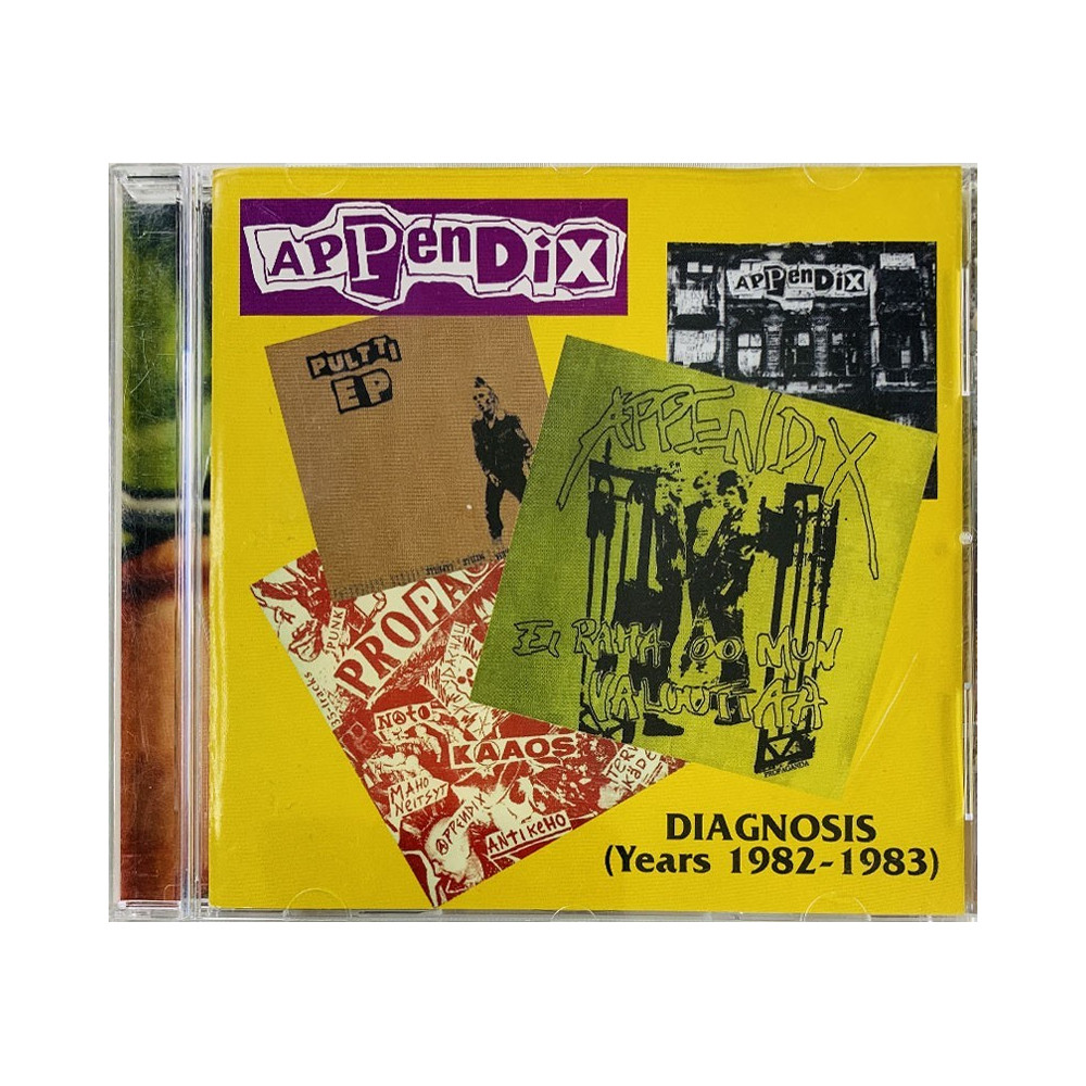 Appendix CD Diagnosis (Years 1982-1983)  kansi EX levy EX Käytetty CD
