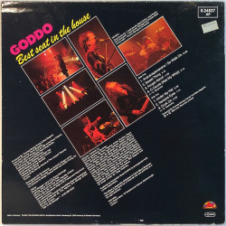 Goddo LP Best Seat In The House  kansi VG+ levy G- Käytetty LP