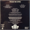 Grim Reaper LP Fear No Evil  kansi EX levy EX- Käytetty LP
