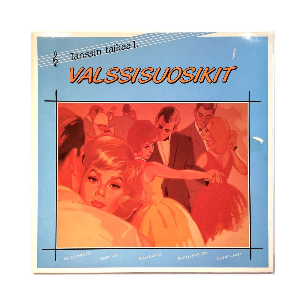Nyqvist Kalevi, Seppo Hovi, Reijo Lehtovirta ym. LP Tanssin taikaa 1. Valssisuosikit  kansi VG levy EX Käytetty LP