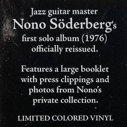 Söderberg Nono LP Nono, white vinyl  kansi EX levy EX Käytetty LP