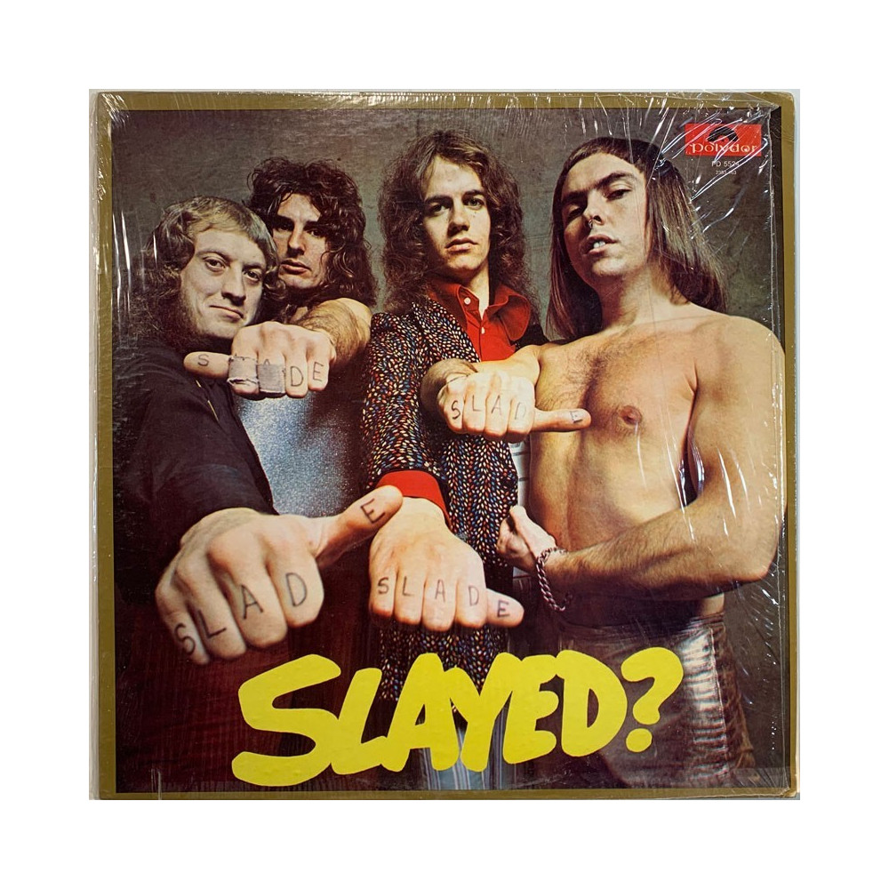 Slade LP Slayed?  kansi EX levy EX- Käytetty LP