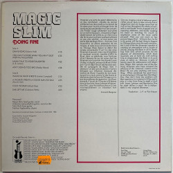 Magic Slim LP Doing Fine  kansi EX levy EX Käytetty LP
