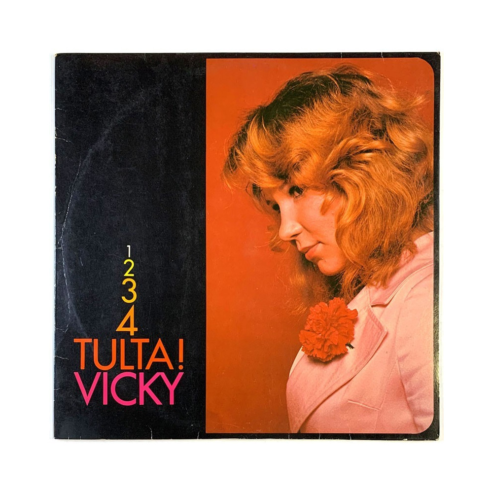 Vicky Rosti LP 1234 Tulta!  kansi VG levy EX Käytetty LP