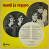 Matti ja Teppo LP Matti ja Teppo -72  kansi VG levy EX Käytetty LP