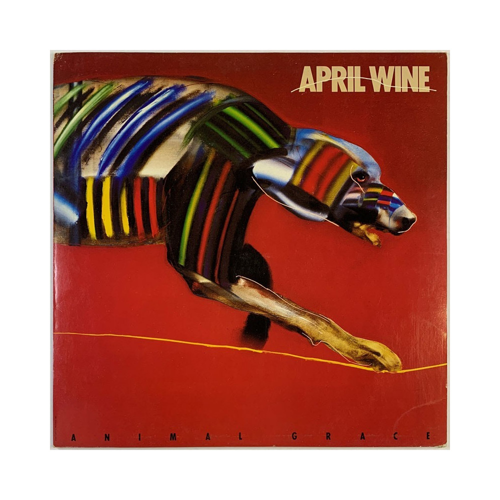 April Wine LP Animal grace  kansi EX- levy EX Käytetty LP