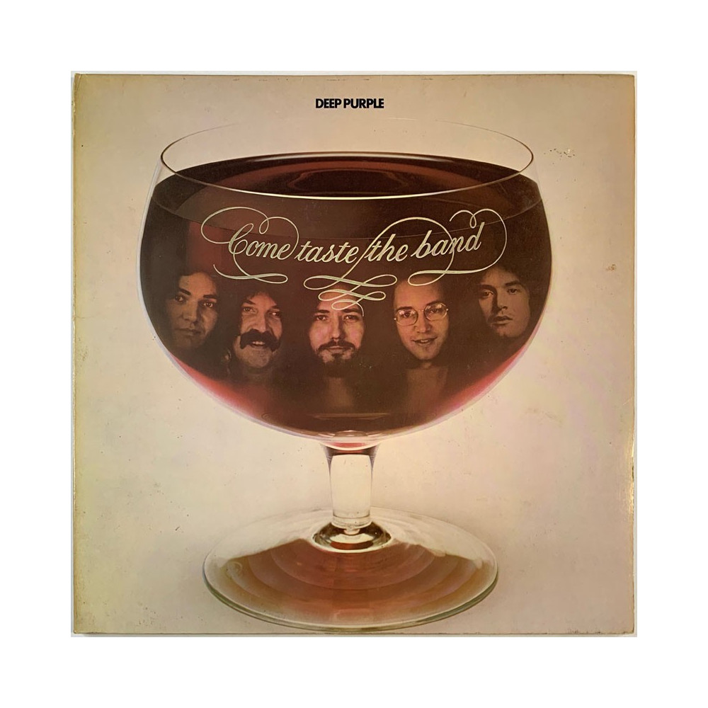 Deep Purple LP Come taste the band  kansi VG+ levy EX Käytetty LP