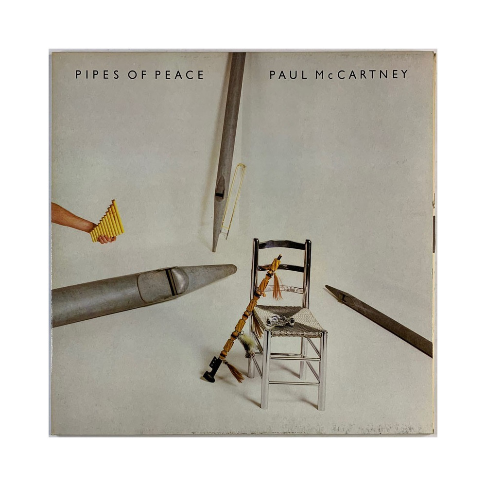 McCartney Paul LP Pipes of peace  kansi EX- levy EX Käytetty LP