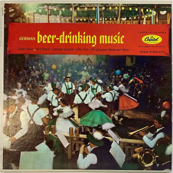 Comedien Quartett, Alfons Bauer... LP German Beer-Drinking Music  kansi EX- levy EX- Käytetty LP
