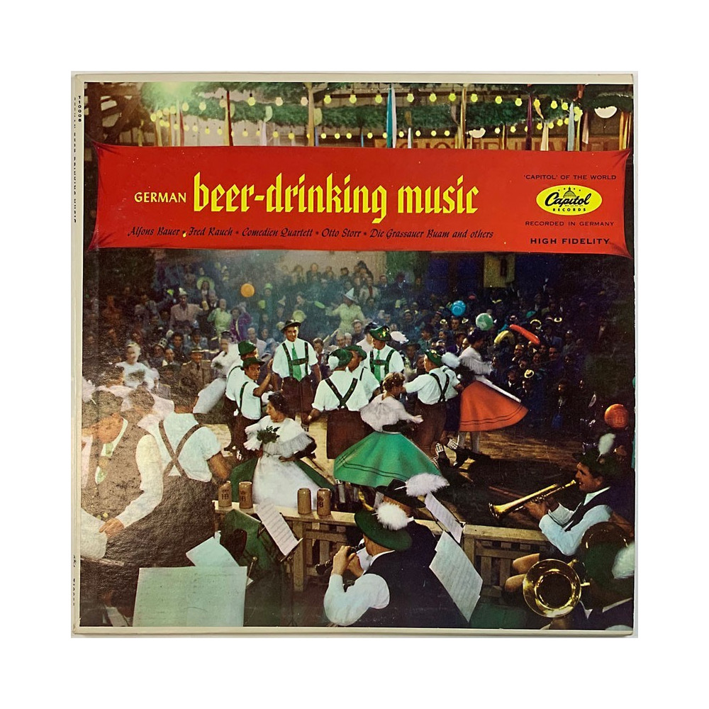 Comedien Quartett, Alfons Bauer... 1950’s T10008 German Beer-Drinking Music Begagnat LP