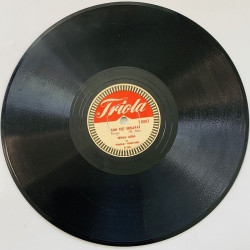 Tuomi Veikko Gramofonilevy Hopeahiukset / Kun tiet eroavat  kansi paperikansi/muovitasku levy VG savikiekko gramofonilevy