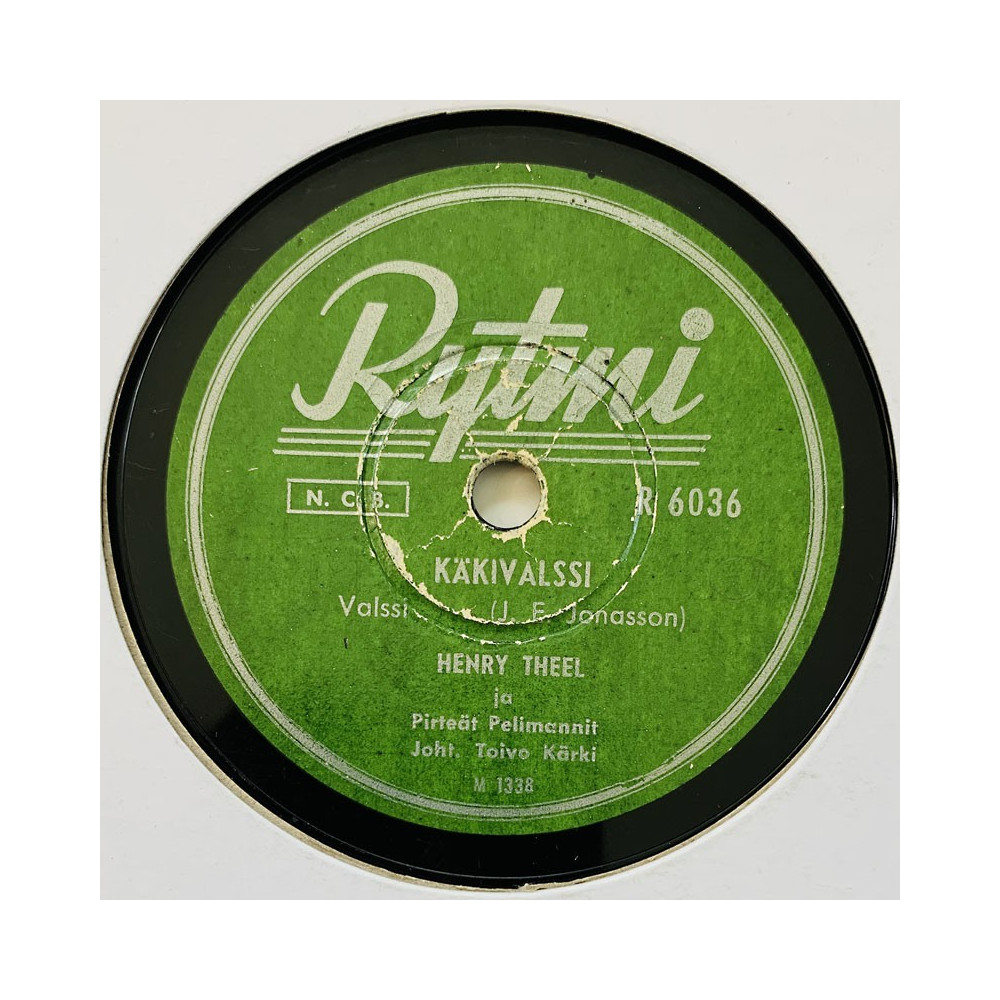 Theel Henry 1950 R 6036 Käkivalssi / Muistoja Pariisista stenkaka 78-varvare