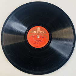 Decca-orkesteri 1956 SD 5008 La Cumparsita / Mustasukkaisuutta stenkaka 78-varvare