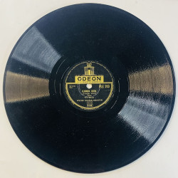 Wiener Bohème-Orchester Gramofonilevy Luxemburg-Valssi / Iloinen Wien  kansi paperikansi/muovitasku levy VG savikiekko gramofoni